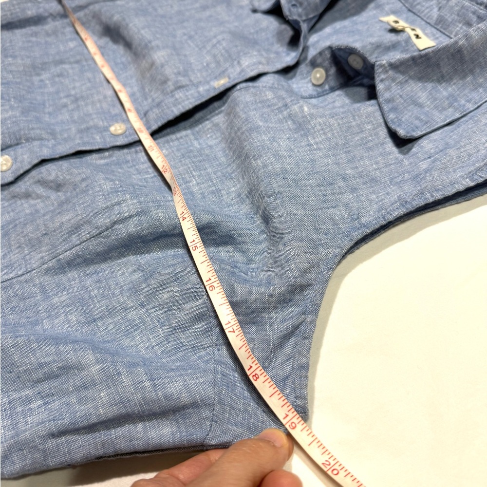 Boden Light Blue Sleeveless Midi Shirt Dress - Picture 9 of 13